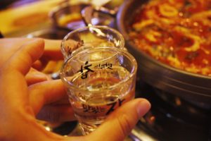 Soju trinken