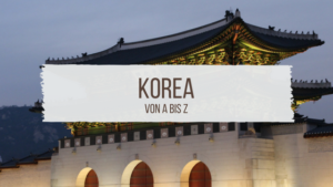 Südkorea reise